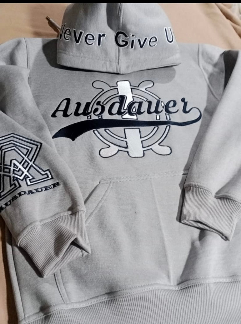 Grey and Navy Blue